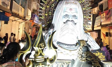 श्री जागनाथ महादेव निकले नगर भ्रमण पर, झांकियां मोह रही मन, दर्शन करने पहुंच रहे श्रद्धालु