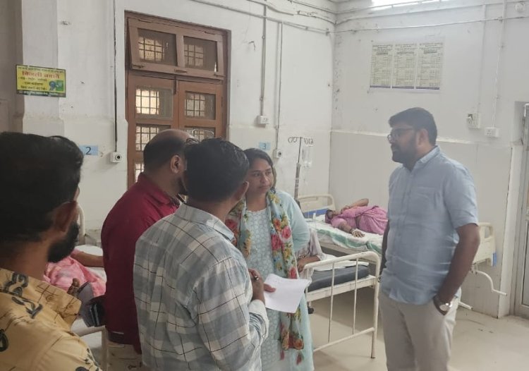 जावरा डिविजन के गांव आजमपुर डोडिया में दूषित पानी से 80 लोग बीमार, मचा हड़कंप